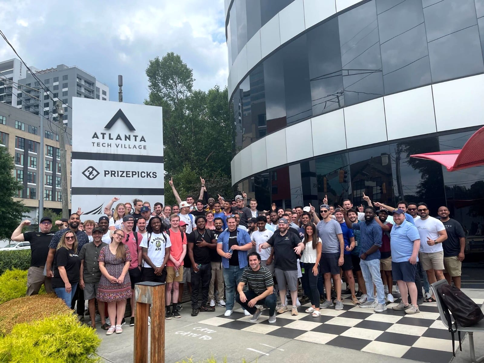 PrizePicks team at Atlanta Tech Village